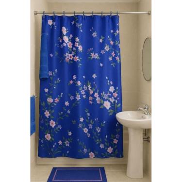 Imagem de Box Banheiro, Cortina para Box Tecido Poliester Impermeavél 180cm X 180cm Múltiplas Estampas de Temas(B-101)