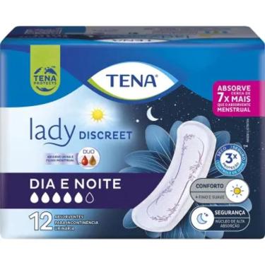 Imagem de Absorvente para Incontinência Urinária Tena Lady Discreet Dia e Noite 12 Unidades