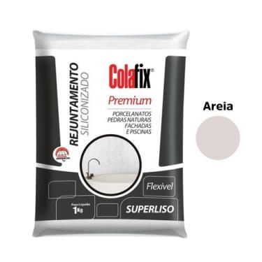 Imagem de Rejunte Colafix Siliconizado 1kg - Areia