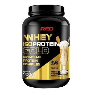 Imagem de Whey Iso Protein Gold 900g - Red Series, Baunilha