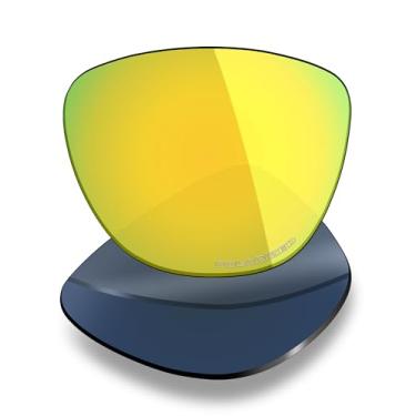 Imagem de Mryok Lentes de reposição ultra polarizadas para óculos de sol Oakley Frogskins Range XL OO9503 58 mm, HD Polarized, proteção UV, resistente a impactos e ajuste perfeito - Ouro 24K