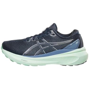 Imagem de ASICS Tênis de corrida feminino Gel-Kayano 30, Azul francês/azul jeans, 5.5 Wide