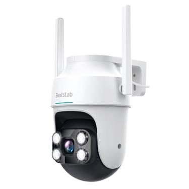 Imagem de Câmera de Segurança Externa W312 Pan/Tilt 360° Wi-Fi Full HD 1080p com Visão Noturna, Detecção de Movimento e Áudio Bidirecional para Monitoramento Residencial Completo