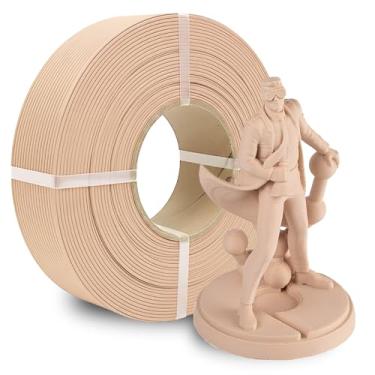 Imagem de Polymaker Carretel de refil Panchroma Matte Army Beige PLA Refil de filamento de impressão 3D, compatível com todos os carretéis reutilizáveis e todas as principais impressoras 3D FDM, sem emaranhados
