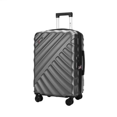 Imagem de Mala Travelux Pilatus Pequena 10 Kg Cinza - Expansível e Cadeado TSA