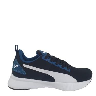 Imagem de Tênis Infantil Menino Puma Flyer Runner Mesh Jr Bdp Preto/Azul 35