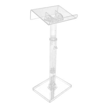 Imagem de YPDJVLTI Speech Podium Púlpito de acrílico transparente para igreja Púlpito Profissional Portátil Altura Ajustável Pódio Púlpito Permanente para Casamento Igreja Discurso Moda