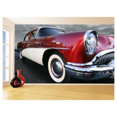 Imagem de Papel De Parede 3D Carro Antigo Clássico Vintage 3,5M Cxr41 - Você Dec