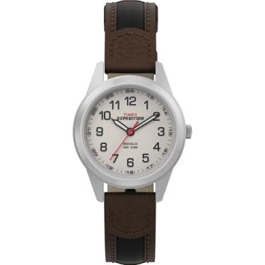 Imagem de Timex Mini relógio feminino Expedition Metal Field, Marrom/preto/natural, NO SIZE,