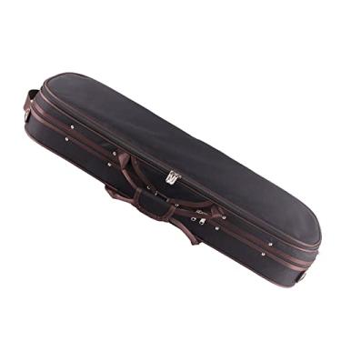 Imagem de Estojo para violino preto Oxford tamanho 4/4 impermeável resistente a arranhões