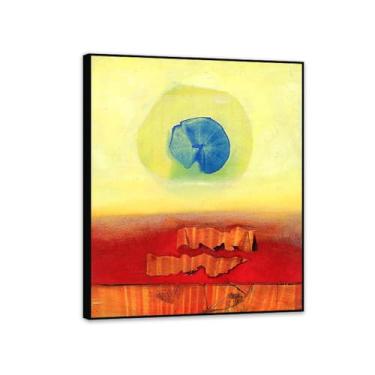 Imagem de Pôster Max Ernst Copeaux d'outre-mer Reproduções de pinturas famosas Surrealismo Tela de parede Max Ernst Decoração de parede para presentes de sala de estar 80 x 60 cm (32 x 24 polegadas) moldura