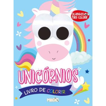Imagem de Livro - Unicórnios - Olhinhos Para Colorir