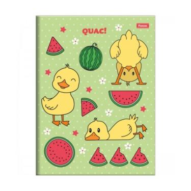 Imagem de Caderno Brochura Capa Dura Quac! 80 Folhas Foroni Estampa 1