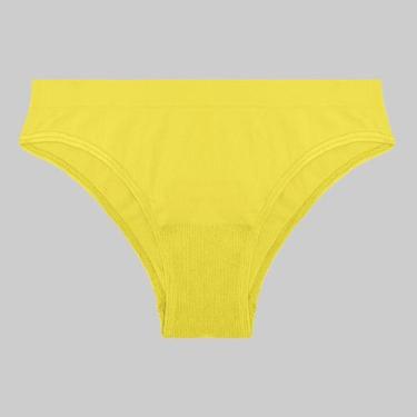 Imagem de Calcinha Lupo Loba Biquíni Sem Costura 40400, Amarelo, M