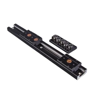 Imagem de S25HH0 Guia linear de eixo duplo embutido preto 28 mm SGR10 trilho deslizante bloco SGB10 eixo óptico fotografia pista máquinas de marcenaria (trilho SGB10-900mm)