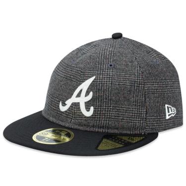 Imagem de Boné New Era 59Fifty Fitted Retro Crown Atlanta Braves 59Fifty Day 2025 Masculino-Masculino