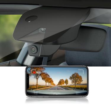 Imagem de Fitcamx Câmera veicular 4K adequada para Ford Edge 2019-2022 SE SEL ST Line Titanium (HD2-D8400), aparência de fábrica OEM, vídeo UHD 2160P, WiFi e aplicativo integrados, gravação em loop, sensor G