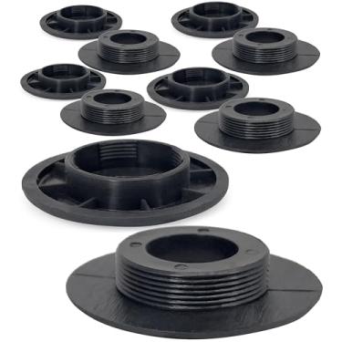 Imagem de Click&Fit 5 clipes de tapete de carro, fixação forte para Chevy Buick GM Opel Audi e muitas marcas – replases de fixação de piso de plástico redondo 13142011 13142012, preto