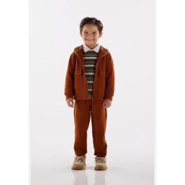 Imagem de Jaqueta Infantil Masculina em Malha Alfaiataria com Gola Forrada Up Baby-Masculino
