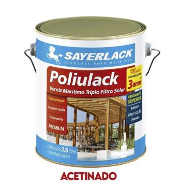 Imagem de Verniz Brilhante e Acetinado 3,6L Poliulack Sayerlack