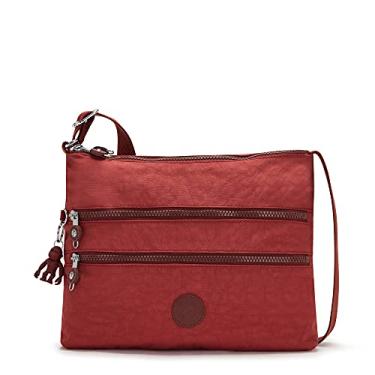 Imagem de Kipling Bolsa tiracolo feminina Alvar lisa, Carmim empoeirado, Medium