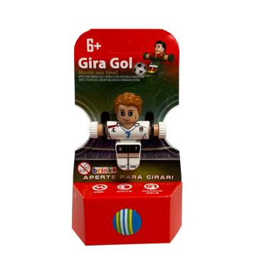 Imagem de MINI JOGO FUTEBOL APERTA E CHUTA, CONTENDO 01 JOGADOR, 01 BOLA, 01 TABULEIRO - BRINK+