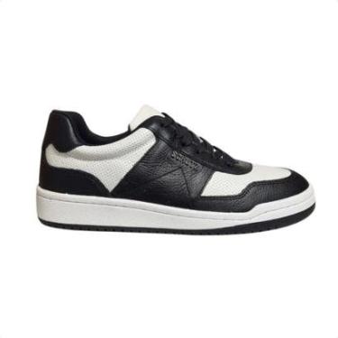 Imagem de Tênis Moda Casual Feminino Schutz Branco E Preto-Feminino