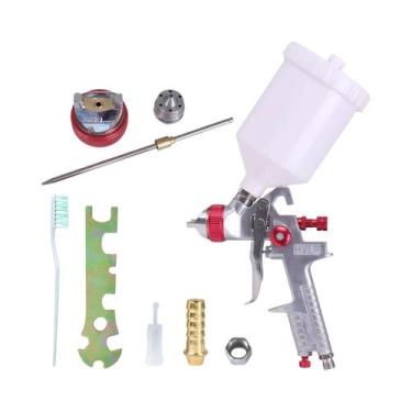 Imagem de Kit De Pistola De Pintura HVLP Profissional 600ML Com Bicos De 14, 17 