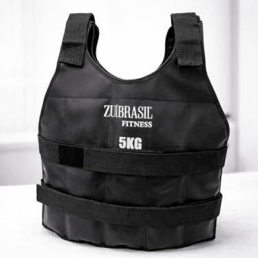 Imagem de Colete de Peso Profissional Zuí Brasil Fitness 5kg | Treino Funcional, Cross Training, Musculação e Corrida