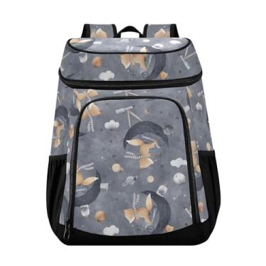 Imagem de Fox Space Mochila de aquarela Coolers 36 latas leve Cooler Viagem Ice Chest Mochila