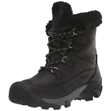 Imagem de KEEN Bota Betty feminina curta impermeável isolada tornozelo, Preto/preto, 5.5