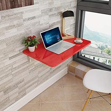 Imagem de TRGCJGH Mesa dobrável de parede mesa de cozinha dobrável mesa de escritório em casa mesa de escritório mesa de computador, C-90 x 50 cm