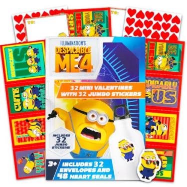 Imagem de Paper Magic Despicable Me Valentines Day Cards for Kids Toddlers -- 32 Despicable Me Valentine Cards (Boxed School Classroom Pack)