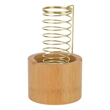 Imagem de Bothyi Porta-incenso para sálvia, ornamento decorativo, queimador de sálvia moderno para meditação, porta-incenso para mesa, sala de jantar, 11cmx11cmx16cm