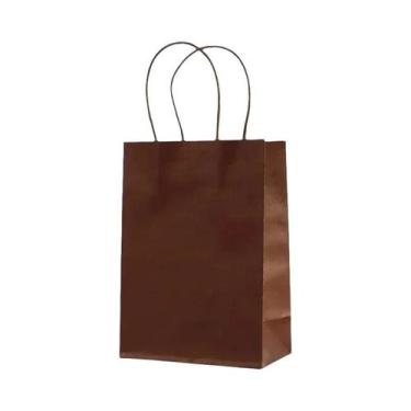 Imagem de Sacolas De Presente Coloridas De Papel Kraft, 10 Unidades, Sacolas De 