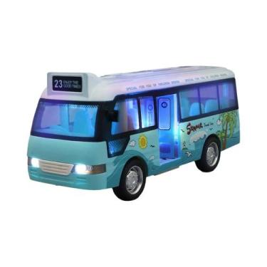 Imagem de Brinquedos De Ônibus Urbano Para Meninos E Meninas, Veículo De Metal F