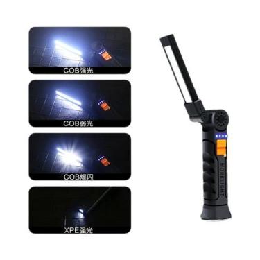 Imagem de Lanterna LED COB Recarregável Portátil Com Ímã, Lâmpada Suspensa USB P