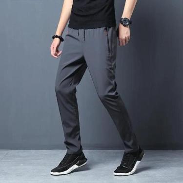 Imagem de Calça Jogger Masculina Plus Size - Cintura Elástica, Modelagem Slim Fi