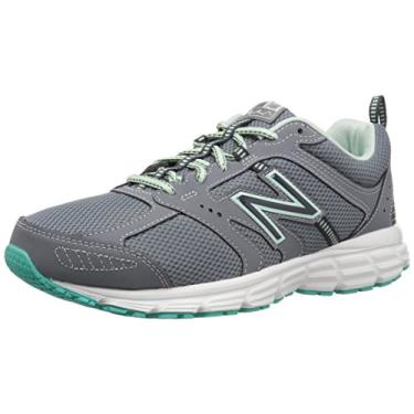 Imagem de New Balance Tênis de corrida feminino 430 V1, Metálico/Seafoam, 8.5