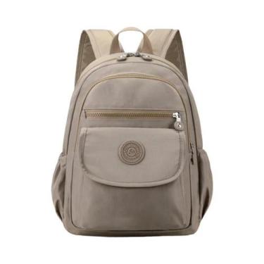 Imagem de Mochila feminina leve e elegante de grande capacidade preta com alças 