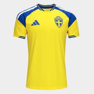 Imagem de Camisa Seleção Suécia Home Torcedor 2026 s/n Adidas Masculina-Masculino