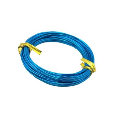 Imagem de Fio de artesanato de alumínio multicolorido de 2 mm, rolo de 10 m para fabricação de joias, embrulho de arame, escultura, fabricação de modelos, design floral, miçangas e suprimentos de artesanato de