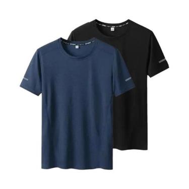 Imagem de Camiseta Masculina plus Size De Secagem Rápida 6XL 7XL Para Verão, Esp