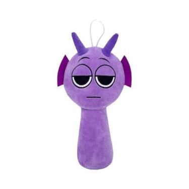 Imagem de Boneca De Pelúcia Macia De 9 Polegadas, Brinquedo De Cartoon Vermelho 