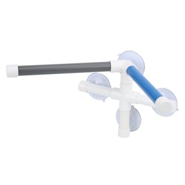 Imagem de CUOFYUNL Suporte de poleiro para banho de pássaros em PVC com ventosa para arara papagaio
