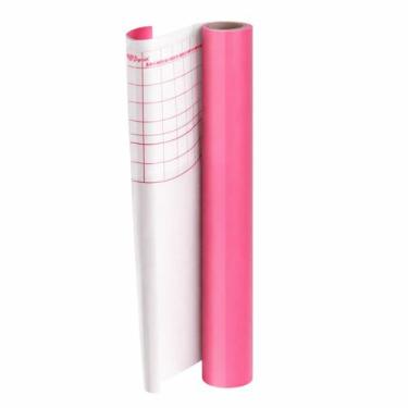Imagem de Papel Adesivo Rosa 45cm x 5m Autocolante Forração,Decoração - Dac