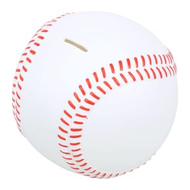 Imagem de Cofrinho esportivo para meninos, basquete, futebol/futebol, beisebol, amplo compartimento para moedas na parte superior, grande cofrinho temático esportivo à prova de estilhaçamento para meninos e