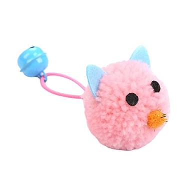 Imagem de Stgfyxgs Brinquedo Interativo de Movimento de Rolo com Bola Recarregável de Catnip para Gatos, Rosa