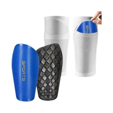 Imagem de Conjunto De Caneleiras De Futebol Unissex Respirável Com Bolso Indepen