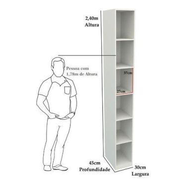 Imagem de Armário Colmeia Eloisa M16 100% Mdf (closet Lojas Expositor) - VETORIA